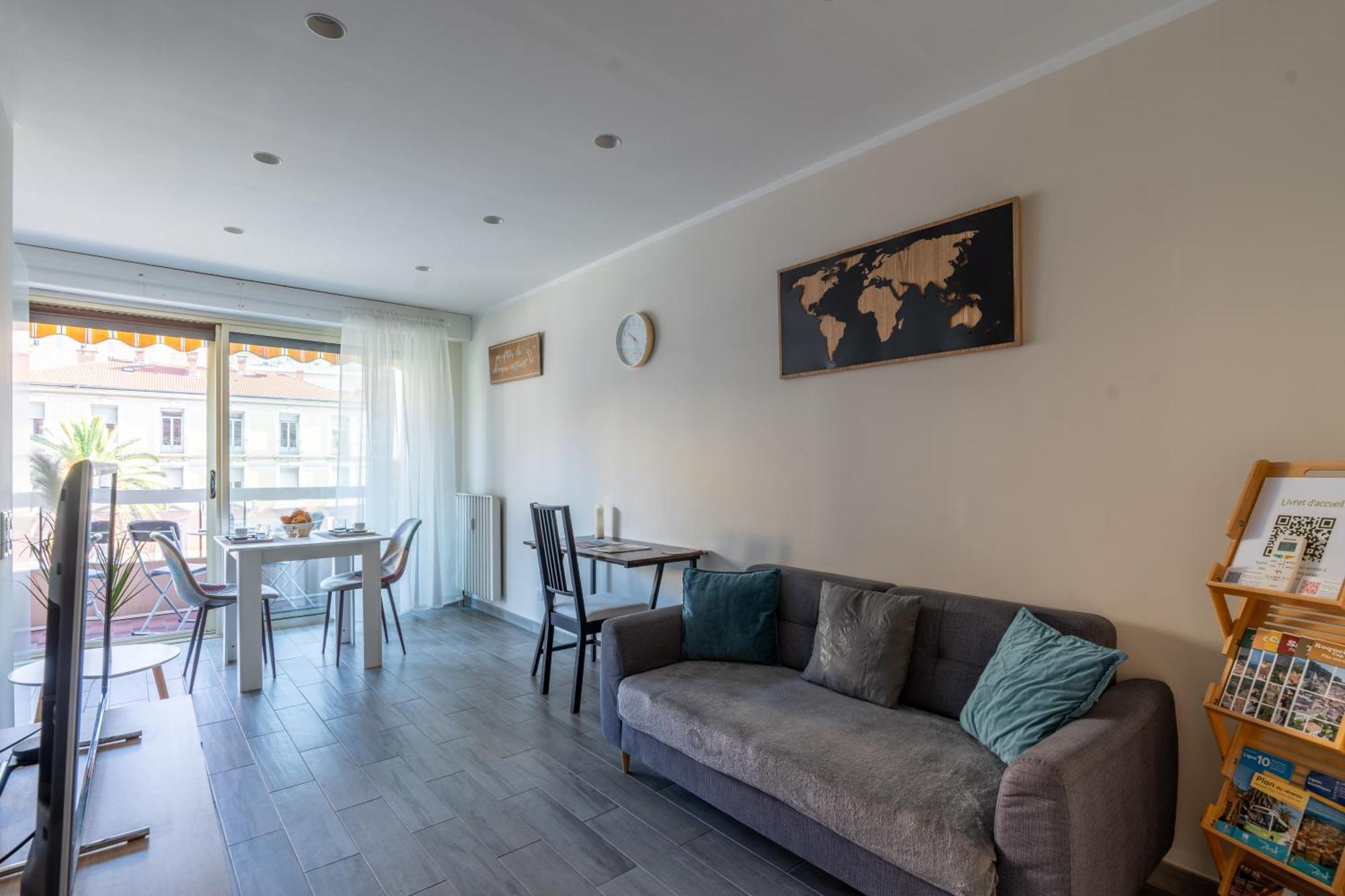 Fabuleux Appartement 2 Personnes Au Coeur De Menton, Climatise Et Proche Gares Routiere Et Sncf Eksteriør bilde
